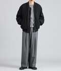 Fulled Wool Twill Flight Jacket