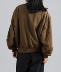 Fulled Wool Twill Flight Jacket