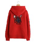HAND KNITTED SK８ ZIP HOODIE