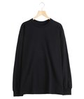 1P Hanes T-SHIRTS KURO クルーネックロングスリーブTシャツ