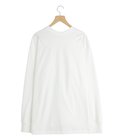 1P Hanes T-SHIRTS SHIRO クルーネックロングスリーブTシャツ