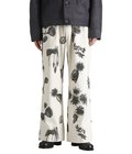 BAGGY EASY PANTS- Drawing Sumi Print Doble -