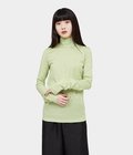 【レディース】METALLIC JERSEY TURTLENECK TOP