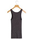 【レディース】GLITTER RIBBED KNIT TANK TOP