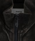 FULL ZIP TRACK JACKET -30/-ORGANIC COTTON VELOUR-