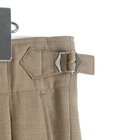 TWO TUCK MILITARY TROUSERS -RECYCLED POLYESTER NON-MULESED WOOL GABARDINE-