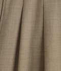 TWO TUCK MILITARY TROUSERS -RECYCLED POLYESTER NON-MULESED WOOL GABARDINE-