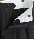 TWO TUCK MILITARY TROUSERS -RECYCLED POLYESTER NON-MULESED WOOL GABARDINE-