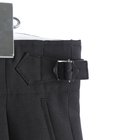 TWO TUCK MILITARY TROUSERS -RECYCLED POLYESTER NON-MULESED WOOL GABARDINE-