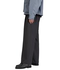 TWO TUCK MILITARY TROUSERS -RECYCLED POLYESTER NON-MULESED WOOL GABARDINE-