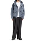 TWO TUCK MILITARY TROUSERS -RECYCLED POLYESTER NON-MULESED WOOL GABARDINE-