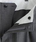 TWO TUCK MILITARY TROUSERS -RECYCLED POLYESTER NON-MULESED WOOL GABARDINE-