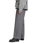 TWO TUCK MILITARY TROUSERS -RECYCLED POLYESTER NON-MULESED WOOL GABARDINE-