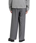 TWO TUCK MILITARY TROUSERS -RECYCLED POLYESTER NON-MULESED WOOL GABARDINE-