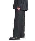 WIDE CYLINDER FIT EASY PANTS -WOOL SILK FEATHER CLOTH-