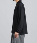 【予約】別注 SHIRT CARDIGAN -SUPER 100s WASHABLE WOOL JERSEY-