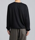 【別注】V-NECK L/S TEE -SUPER 100s WASHABLE WOOL JERSEY-