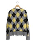 DIAMOND SCRAPED CARDIGAN