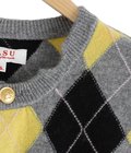 DIAMOND SCRAPED CARDIGAN