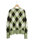 DIAMOND SCRAPED CARDIGAN