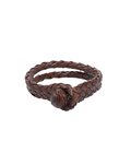 BRAIDED CUFF-BRACELET-LEATHER HANDBRAIDED LEATHER