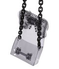 【レディース】Transparent Sculptural Micro Chain Bag