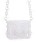 【レディース】Transparent Sculptural Micro Chain Bag