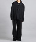 【レディース】Cording Embroidery Short Duffle Coat
