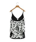 【レディース】Double Layered Floral Jacquard Camisole
