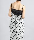 【レディース】Double Layered Floral Jacquard Camisole