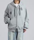 Flower Embroidery Hoody