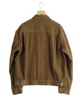 TRUCKER BLOUSON COTTON CORD SULFUR DYE WITH WINDSTOPPER