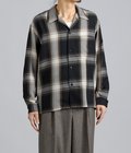 【別注】OMBRE CHECK OPEN COLLAR SHIRT