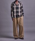 【別注】OMBRE CHECK OPEN COLLAR SHIRT