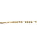別注  Double Bracelet Basic  4mm & Figaro 6mm / GOLD