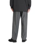 TWIST WOOL GAUZE TWO TUCKED EASY PANTS