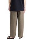 COTTON LINEN VOILE LOOSE FIT PANTS