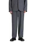 WOOL TROPICAL LOOSE FIT PANTS