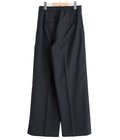 【レディース】WOOL TROPICAL PIN TUCK EASY PANTS