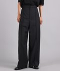 【レディース】WOOL TROPICAL PIN TUCK EASY PANTS