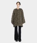 【レディース】Padded Coat - Original Floral Pattern Embroidery