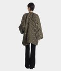【レディース】Padded Coat - Original Floral Pattern Embroidery