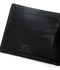 BRIDLE LEATHER TURNED EDGE COIN POCKET NOTECASE