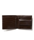 BRIDLE LEATHER TURNED EDGE COIN POCKET NOTECASE