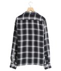 RAYON OMBLE CHECK L/S OPEN SHIRT