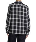 RAYON OMBLE CHECK L/S OPEN SHIRT