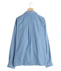 Double Gauze Plaid Open Collar Shirt