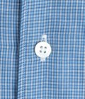 Double Gauze Plaid Open Collar Shirt
