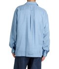 Double Gauze Plaid Open Collar Shirt