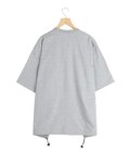 SUPER BIG SS TEEw/ DRAWSTRINGS